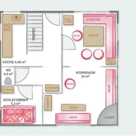 Dağ evi Ferienhauser Reither Almen *